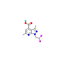 二氟乙基-羧酸(C11H11F2N3O2),CAS 1018142-54-5,「Fluorochem」D25247670-1g
