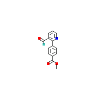 4-（3-甲酰基吡啶-2-基）苯甲酸甲酯,CAS 885950-15-2,「Fluorochem」M2764565-1g