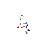3-甲基-1,4-二苯基吡喃[2,3-c]吡唑-6-酮,CAS 85094-13-9,「源叶」M2799585-1g