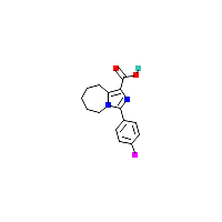 3-（4-氟苯基）-5H_6H_7H_8H_9H咪唑并[1,5-a]氮杂-1-羧酸,CAS 1050886-00-4,「Fluorochem」F28819560-250mg