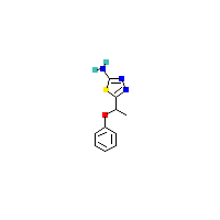 5-（1-苯氧基乙基）-[1,3,4]噻唑-2-乙胺,CAS 76784-70-8,「源叶」P3135847-10mg