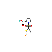 吡咯烷_羧酸(C9H10BrNO4S2),CAS 1301738-60-2,「源叶」B3236281-500mg