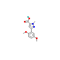 甲基吡唑-羧酸(C13H14N2O4),CAS 1177356-65-8,「Fluorochem」D33675828-1g