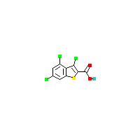3,4,6-三氯-1-苯并噻吩-2-羧酸,CAS 34576-90-4,「Fluorochem」T3802588-1g