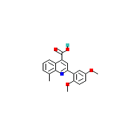 甲基喹啉-羧酸(C19H17NO4),CAS 897566-27-7,「Fluorochem」D3901969-10g
