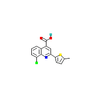 喹啉_羧酸(C15H10ClNO2S),CAS 725221-34-1,「Fluorochem」C3956104-10g