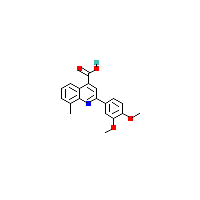 甲基喹啉-羧酸(C19H17NO4),CAS 438225-88-8,「Fluorochem」D4159995-1g