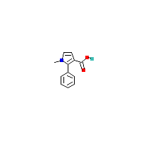 1-甲基-2-苯基-1H-吡咯-3-羧酸,CAS 807624-24-4,「源叶」M45096728-100mg