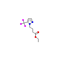 三氟甲基-丁酸乙酯(C10H13F3N2O2),CAS 1174880-02-4,「Fluorochem」E45602152-1g