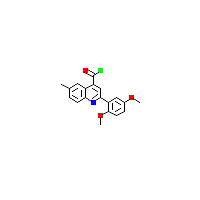 甲基喹啉-羰基氯(C19H16ClNO3),CAS 1160253-79-1,「Fluorochem」D46779302-5g
