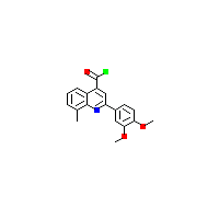 甲基喹啉-羰基氯(C19H16ClNO3),CAS 1160254-45-4,「Fluorochem」D46779336-1g