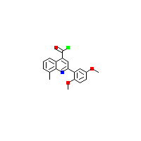 甲基喹啉-羰基氯(C19H16ClNO3),CAS 1160254-47-6,「Fluorochem」D46779337-10g