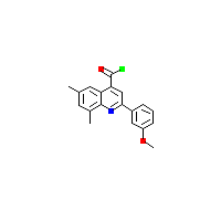 二甲基喹啉-羰基氯(C19H16ClNO2),CAS 1160262-82-7,「Fluorochem」M46779376-10g