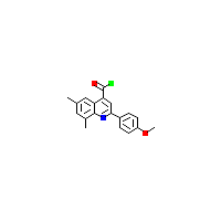二甲基喹啉-羰基氯(C19H16ClNO2),CAS 1160262-84-9,「Fluorochem」M46779377-5g