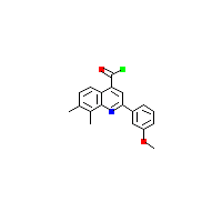二甲基喹啉-羰基氯(C19H16ClNO2),CAS 1160261-30-2,「Fluorochem」M46779813-1g