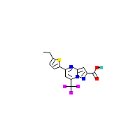 三氟甲基-羧酸(C14H10F3N3O2S),CAS 676624-08-1,「Fluorochem」E4769212-1g