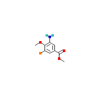 3-氨基-5-溴-4-甲氧基-苯甲酸甲酯,CAS 40258-74-0,「Fluorochem」A50999467-5g