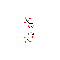 异恶唑基-呋喃磺酰氯(C8H3ClF3NO4S),CAS 1268334-87-7,「Fluorochem」T53212040-5g