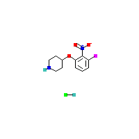 4-（3-氟-2-硝基苯氧基）哌啶盐酸盐,CAS 1286275-90-8,「Fluorochem」F53255900-1g