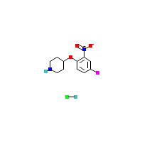 4-（4-氟-2-硝基苯氧基）哌啶盐酸盐,CAS 1286275-12-4,「Fluorochem」F53255963-1g