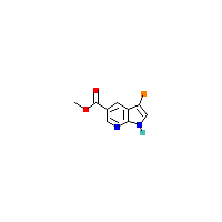 3-溴-1H-吡咯并[2,3-b]吡啶-5-羧酸甲酯,CAS 1190322-65-6,「阿拉丁」M53412601-1g