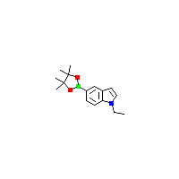 乙基_吲哚(C16H22BNO2),CAS 1219741-53-3,「Fluorochem」E59267483-250mg
