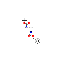 3-（叔丁氧羰基）（甲基）氨基）哌啶-1-羧酸苄基酯,CAS 1284966-16-0,「安耐吉」B60205237-5g