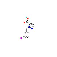 2-[（3-氟苯基）甲基]吡唑-3-羧酸,CAS 1344284-34-9,「Fluorochem」F60780036-1g