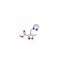 5-甲基-4-（1H-吡唑-1-甲基）异恶唑-3-羧酸,CAS 957514-13-5,「源叶」M6484325-10mg