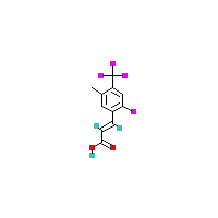 2-氟-5-甲基-4-（三氟甲基）肉桂酸,CAS 1324063-28-6,「Fluorochem」F66523494-5g