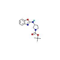 3-（苯并[d]恶唑-2-氨基）吡咯烷-1-羧酸叔丁酯,CAS 1353958-77-6,「源叶」T66570233-1g