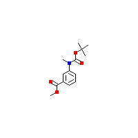 3-（叔丁氧羰基（甲基）氨基）苯甲酸甲酯,CAS 168162-31-0,「Fluorochem」M67497097-250mg