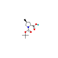 （2R_4S）-1-Boc-4-甲基吡咯烷-2-羧酸制备(C11H19NO4),CAS 1018818-04-6报价,「源叶」R68644202-250mg