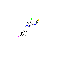 氟苄基_吡唑(C11H7ClFN3S),CAS 1004194-67-5,「Fluorochem」C7017369-1g