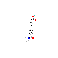 {4-[4-（哌啶羰基）苯基]苯基}乙酸,CAS 1375069-29-6,「源叶」P70699895-50mg