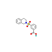 3-（3,4-二氢异喹啉-2（1H）-乙磺酰基）苯甲酸,CAS 327092-81-9,「麦克林」D712934-10mg