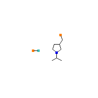 3-（溴甲基）-1-异丙基吡咯烷氢溴化物,CAS 1390654-98-4,「Fluorochem」B71299918-5g
