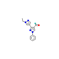 乙基吡唑-甲醛(C15H14N4O),CAS 1004451-75-5,「Fluorochem」E7176230-250mg