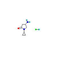 4-氨基-1-环丙基吡咯烷-2-酮盐酸盐,CAS 1351647-51-2,「Fluorochem」A71779057-250mg