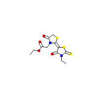 3-噻唑烷乙酸_2-（3-乙基-4-氧-2-硫氧-5-噻唑烷亚基）-4-氧-乙基酯,CAS 1309456-13-0,「源叶」T73013984-500mg