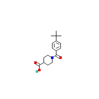1-（4-叔丁基苯甲酰基）哌啶-4-羧酸,CAS 593261-87-1,「Fluorochem」T735979-1g