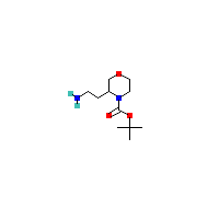 3-（2-氨基乙基）吗啉-4-羧酸叔丁酯,CAS 1174636-48-6,「Fluorochem」T75355550-5g