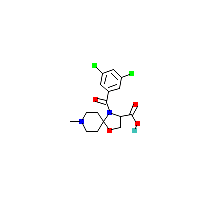 二氯苯甲酰基-羧酸(C16H18Cl2N2O4),CAS 1326808-66-5,「Fluorochem」D75360370-10g
