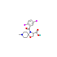 二氮螺_羧酸(C16H18F2N2O4),CAS 1326810-44-9,「Fluorochem」D75360376-2g