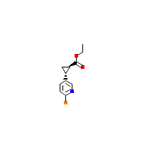 （反式）-2-（6-溴吡啶-3-Yl）环丙烷羧酸乙酯,CAS 1357247-47-2,「阿拉丁」T87120903-1g