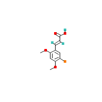 二甲氧基苯基-丙烯酸(C11H11BrO4),CAS 423748-18-9,「Fluorochem」E876361-1g