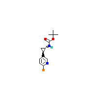 叔丁基N-[（1S_2R）-Rel-2-（6-溴吡啶-3-Yl）环丙基]氨基甲酸酯,CAS 918305-73-4,「Fluorochem」T89518691-5g
