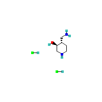 反式-4-（氨甲基）哌啶-3-醇2Hcl,CAS 1013333-23-7,「Fluorochem」T91989304-500mg