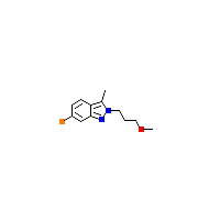 6-溴-2-（3-甲氧基丙基）-3-甲基-2H-吲唑,CAS 1822817-70-8,「源叶」B92132786-1g