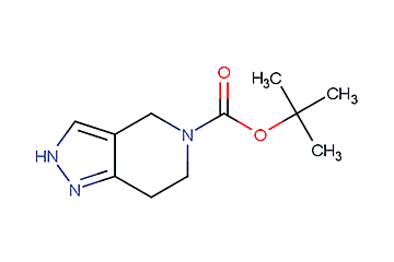 6,7-二氢-1H-吡唑并[4,3-c]吡啶-5(4H)-羧酸叔丁酯化学式